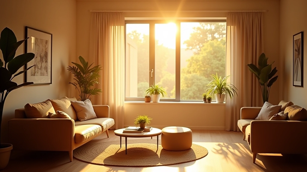 Diagram showing south-facing windows capturing winter sun at different angles throughout the day